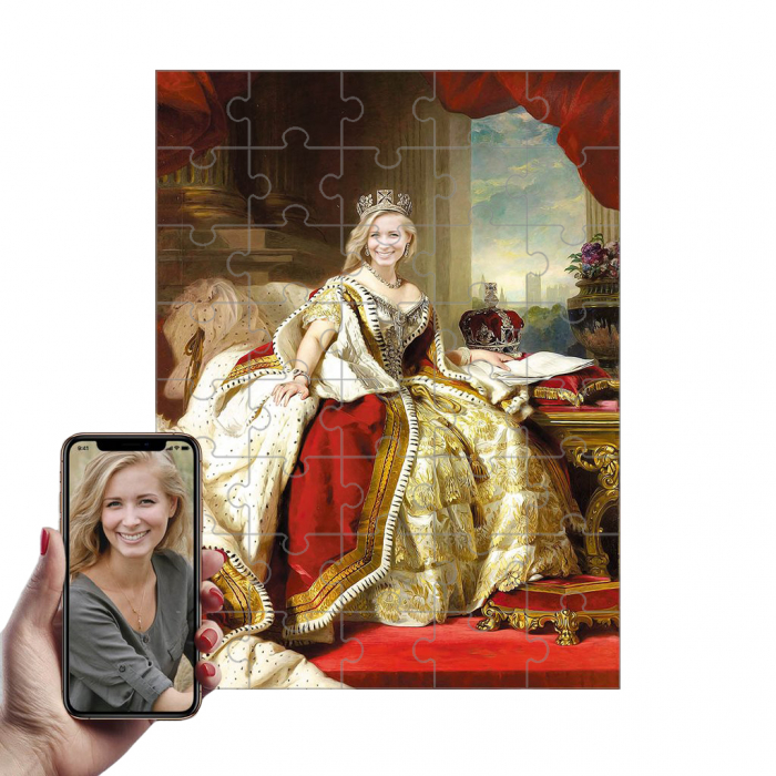 Puzzle cu Portret Personalizat - Regina Victoria [1]