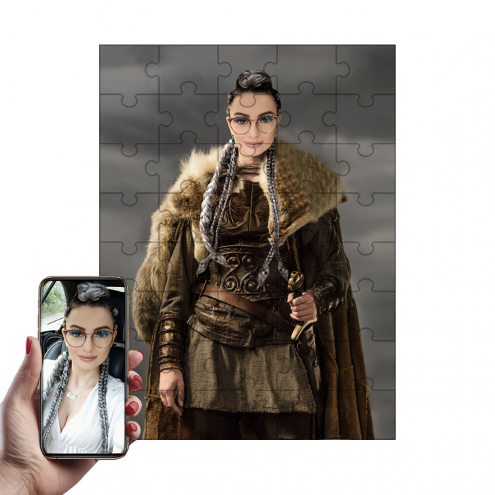 Puzzle cu Portret Personalizat - Viking [1]