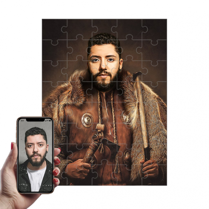 Puzzle cu Portret Personalizat - Viking [1]