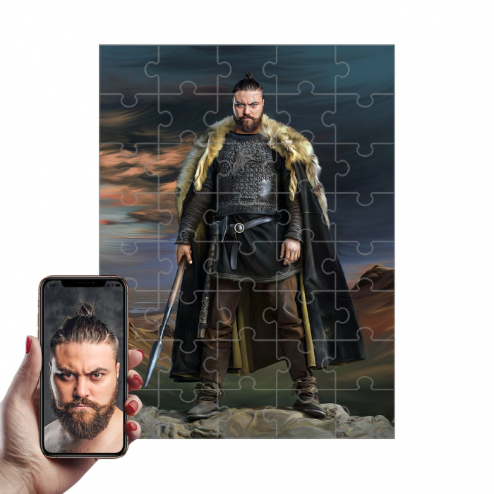 Puzzle cu Portret Personalizat - Viking [1]