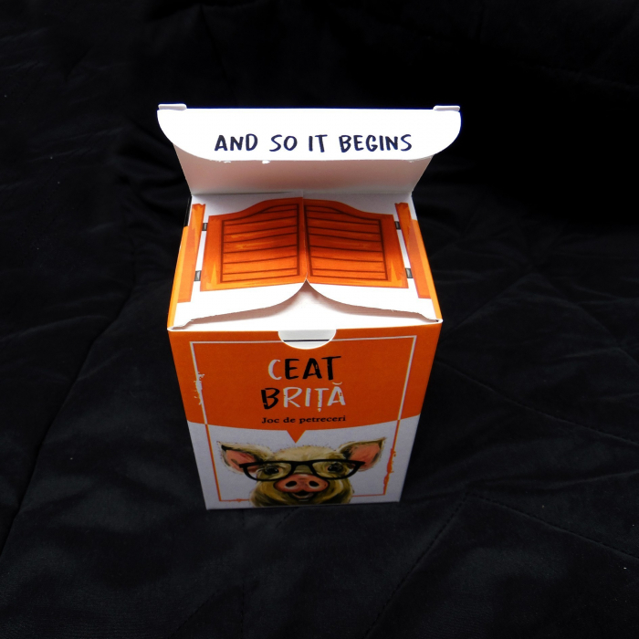 Ceat Brita, joc de carti pentru petreceri. pentru adulti, contine 125 de carti de joc cu provocari haioase [9]