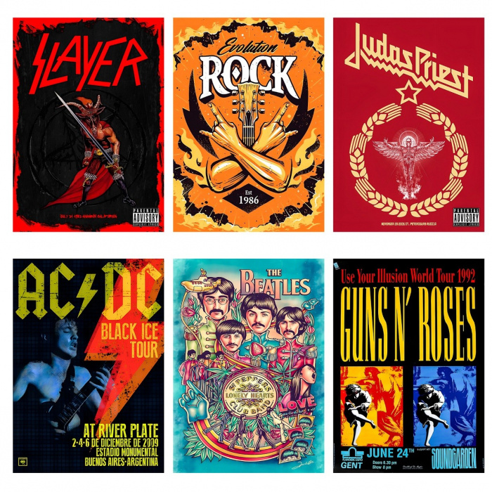 Set 25 de postere Rock [4]