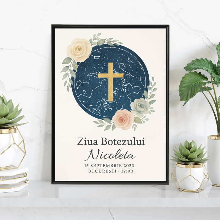 Tablou personalizat cu harta stelelor [1]