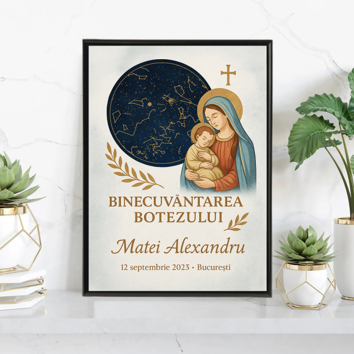 Tablou personalizat cu harta stelelor [1]