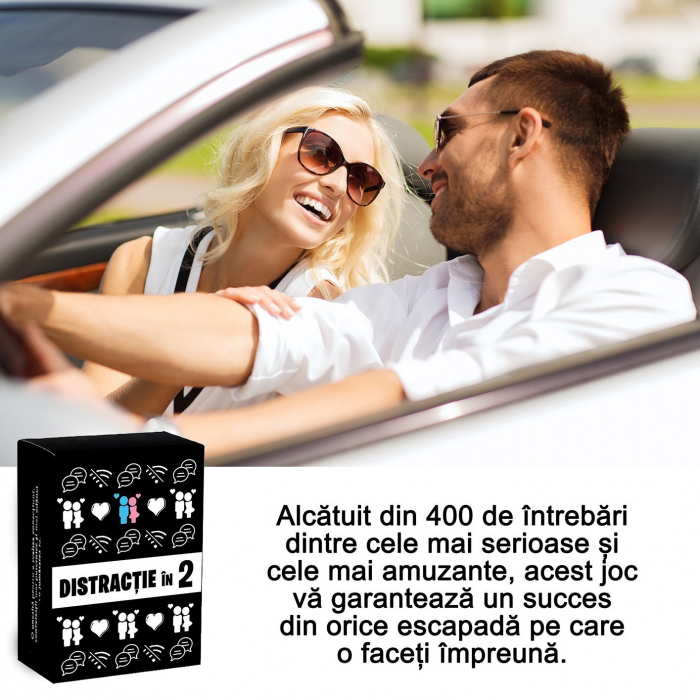 Distractie in 2 - joc de drum, 400 de intrebari pentru conversatii [4]