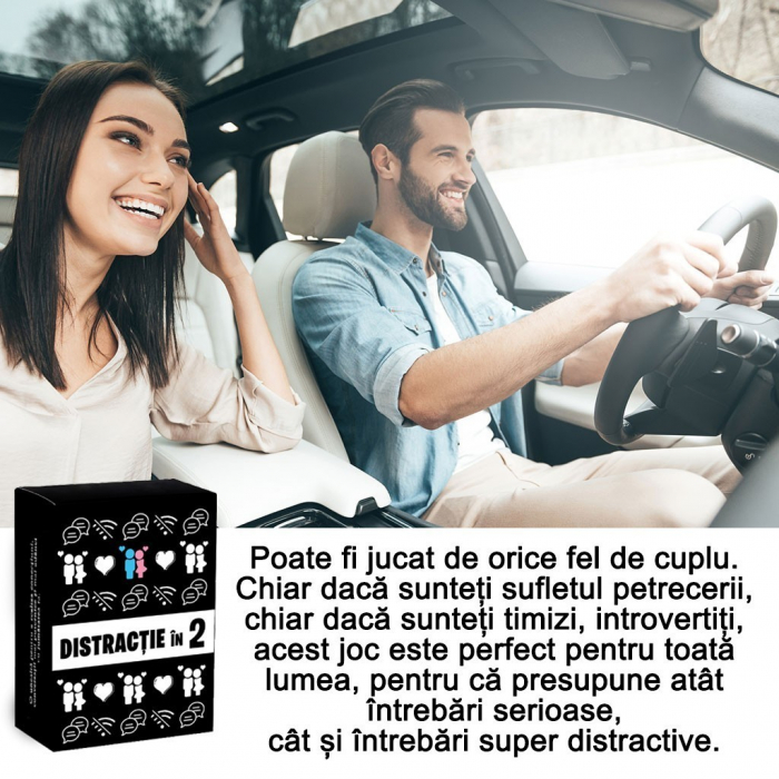 Distractie in 2 - joc de drum, 400 de intrebari pentru conversatii [3]