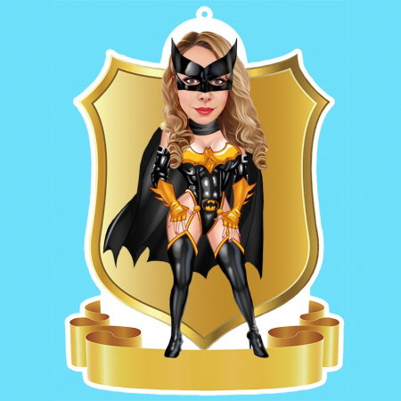 Agatatori personalizate - Agatatoare personalizata pentru masina - Femeia Batman