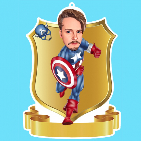 Agatatori personalizate - Agatatoare personalizata pentru masina - Supererou