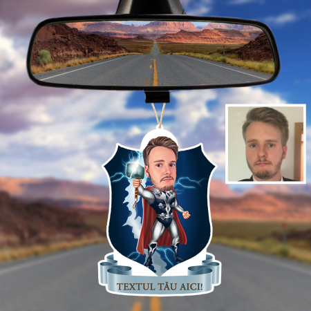 Agatatoare personalizata pentru masina - Thor [1]
