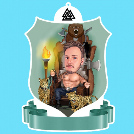 Agatatori personalizate - Agatatoare personalizata pentru masina - Viking