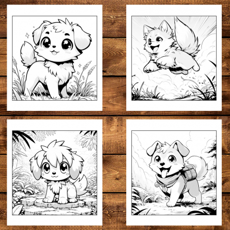 Carte de colorat antistres , 25 de ilustratii Catei Kawaii, 56 pagini [2]