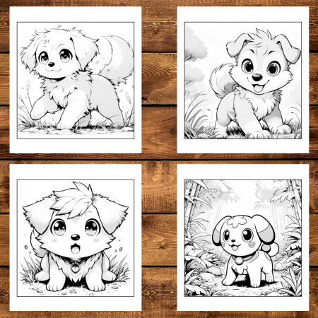 Carte de colorat antistres , 25 de ilustratii Catei Kawaii, 56 pagini [3]