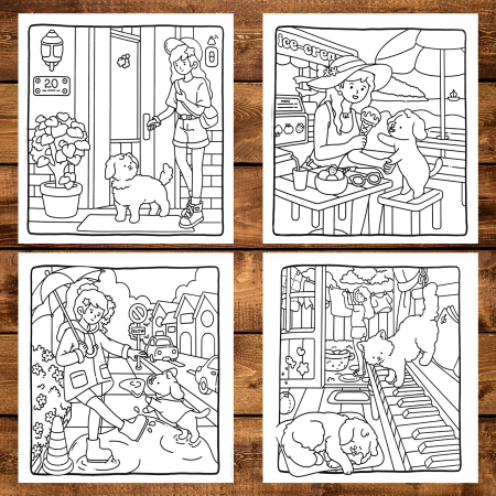 Carte de colorat antistres , 40 de ilustratii Cozy Minutes, 86 pagini [2]