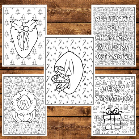 Carte de colorat antistres , 30 de ilustratii Merry Clitmas, 96 pagini [5]