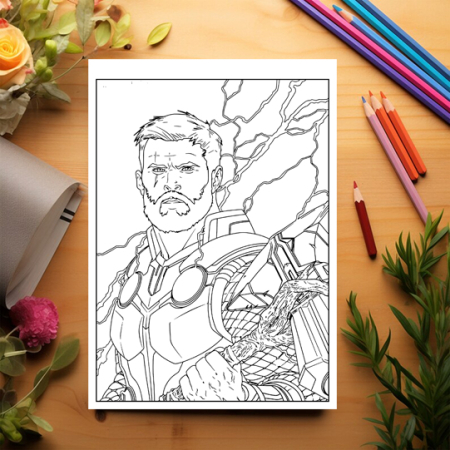 Carte de colorat pentru copii , 50 de ilustratii Avengers, 106 pagini [2]