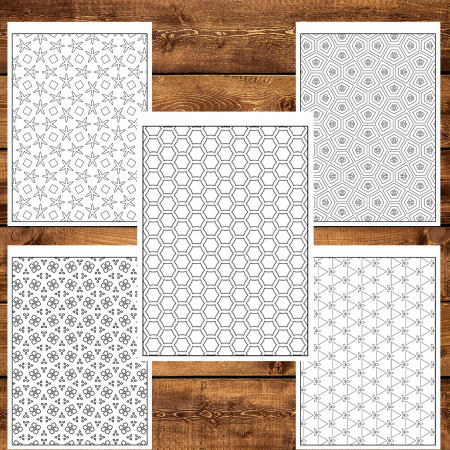 Carte de colorat pentru relaxare si antistres, 50 de ilustratii, Tipare relaxante, 106 pagini [3]