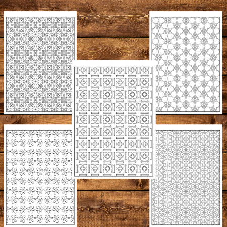 Carte de colorat pentru relaxare si antistres, 50 de ilustratii, Tipare relaxante, 106 pagini [5]