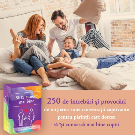 Sa te cunosc mai bine, 250 de intrebari si initiatori pentru o conversatie captivanta pentru parinti si copii in limba romana [2]