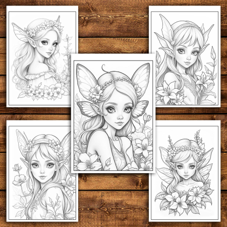 Martisor de colorat, 50 de ilustratii format A5, carte de colorat cu spira metalica, model: Zane de Primavara [3]