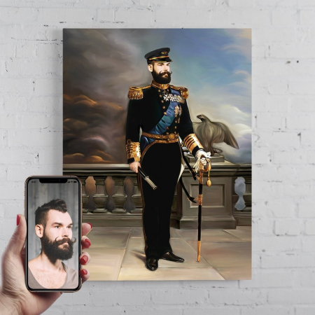 Portrete barbati - Portret perosnalizat - Print