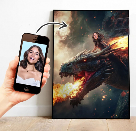 Portrete femei - Portret personalizat - Queen of Dragons
