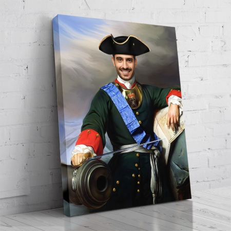 Portret personalizat - Cavaler cu tun [1]