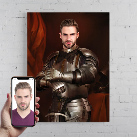 Portrete Legendare - Portret personalizat - Cavaler in armura