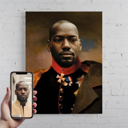 Portrete barbati - Portret personalizat - Colonel