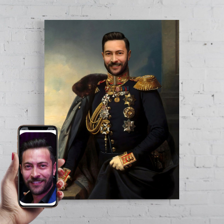 Portrete barbati - Portret personalizat - Caporal