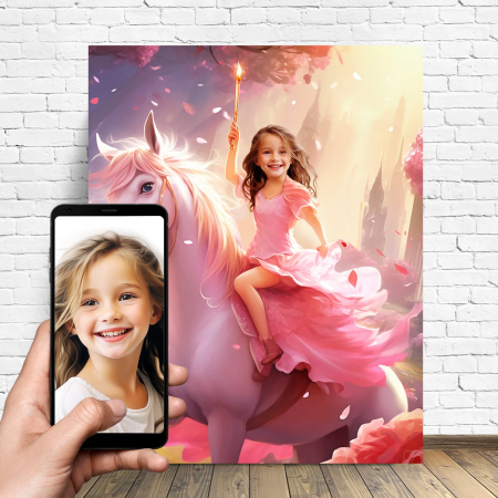 Portrete cu copii - Portret personalizat - Fetita din povesti