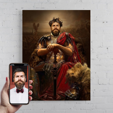 Portrete barbati - Portret personalizat - Imparat Roman