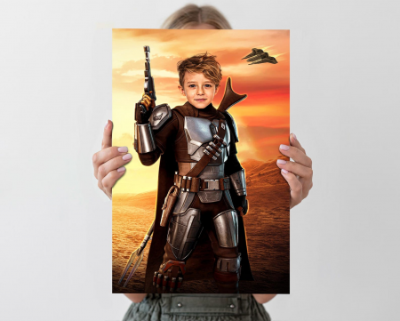 Portret personalizat - Micul Boba Fett [2]