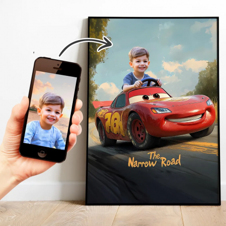 Portrete cu copii - Portret personalizat - Copil in masina