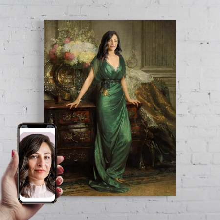 Portrete femei - Portret personalizat - Doamna Nobila