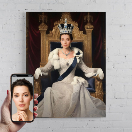 Portrete femei - Portret personalizat - Regina
