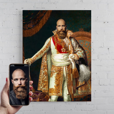 Portrete barbati - Portret personalizat - Rege