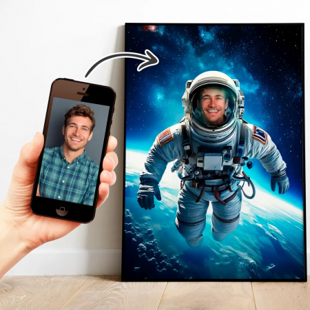 Portrete barbati - Portret personalizat - Astronautul