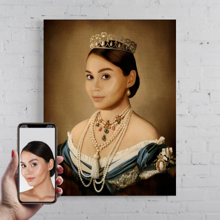 Portrete femei - Portret personalizat - Doamna Nobila