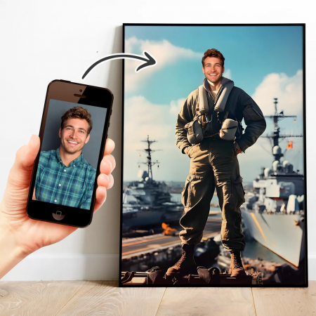 Portrete barbati - Portret personalizat - Marinarul