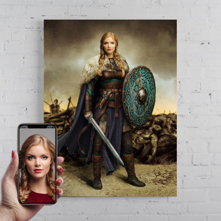 Portrete femei - Portret personalizat - Viking