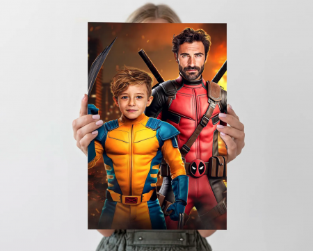 Portret personalizat - Wolverine si Deadpool [2]