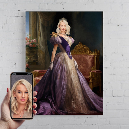 Portrete femei - Portret personalizat - Regina