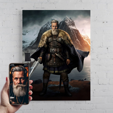 Portrete barbati - Portret personalizat - Viking