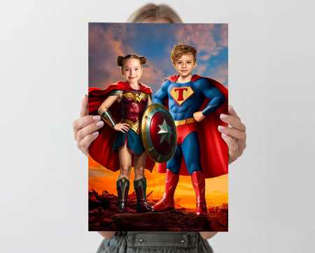 Portret personalizat - Copii Supereroi [1]