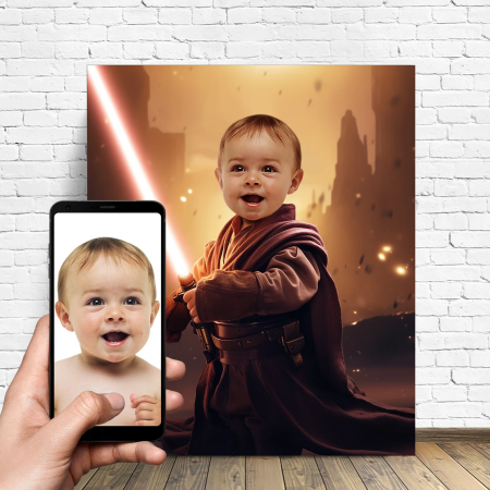 Portrete cu baieti - Portret personalizat - Micul Jedi