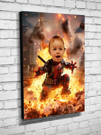 Portret personalizat - Micul Deadpool [1]