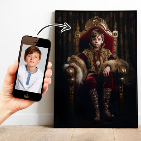 Portrete cu copii - Portret personalizat - Baiat Nobil
