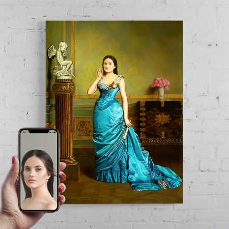 Portrete femei - Portret personalizat - Domnita