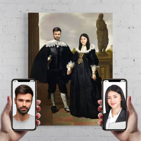 Portrete cupluri si familie - Portret personalizat- Duce si Ducesa