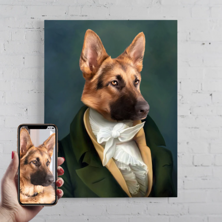 Portrete animale de companie - Portret personalizat - Lordul Ham